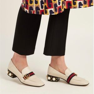 Peyton Pearl Mid Heel Gucci loafers